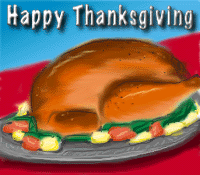 Happy Thanksgiving Turkey Dinner
